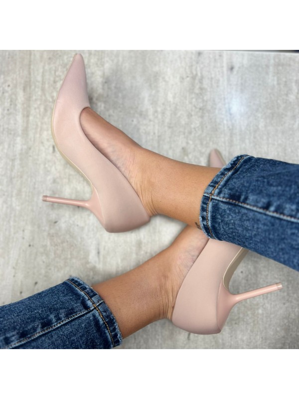 DÉCOLLETÉ SATIN NUDE