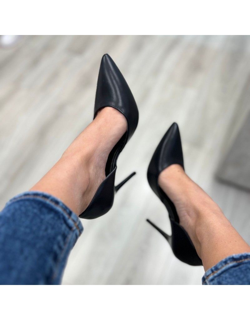 DÉCOLLETÉ ECOPELLE NERO