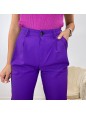 PANTALONI PALAZZO VIOLA