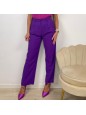 PANTALONI PALAZZO VIOLA