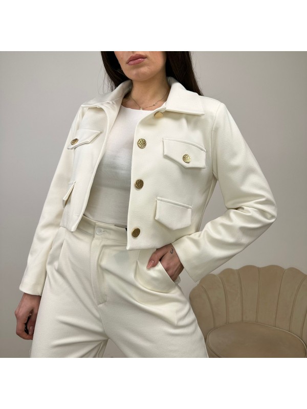 GIACCA CORTA LUMINA BIANCA