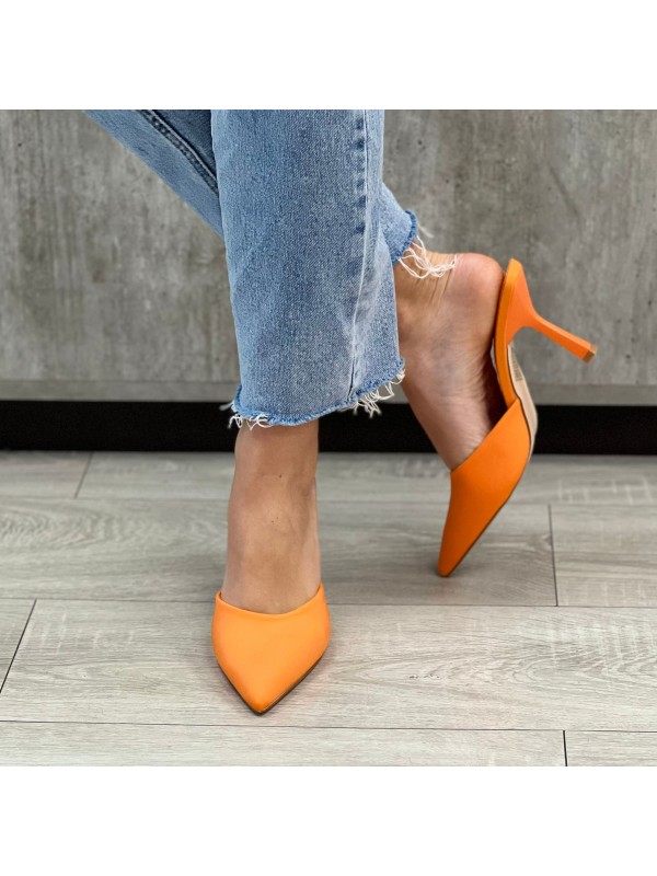 DèCOLLETEè SABOT ARANCIO