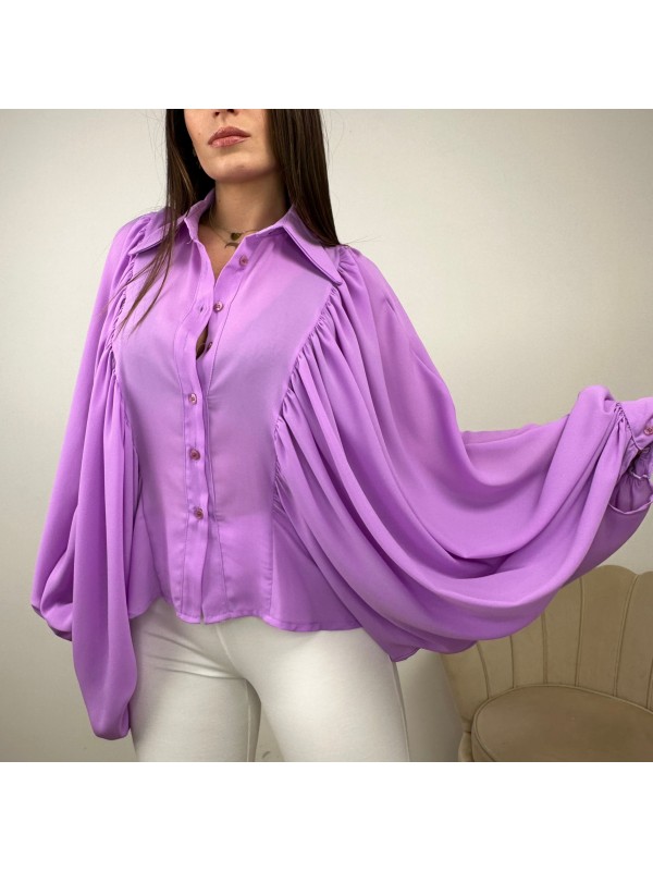 CAMICIA OVERSIZE GLICINE