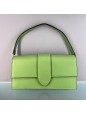 BORSA VERA PELLE VERDE