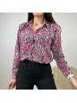 CAMICIA MULTICOLOR FUCSIA