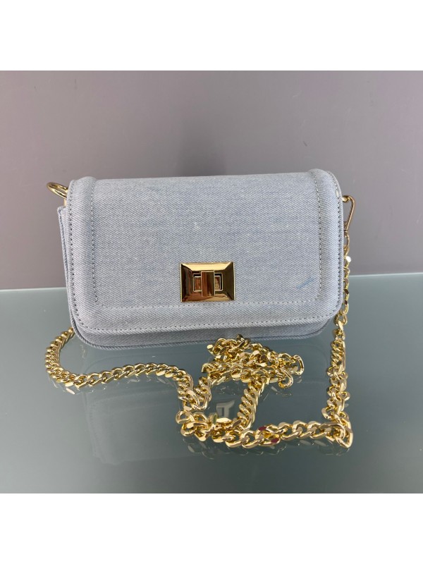 BORSA JEANS RETTANGOLARE CHIARA