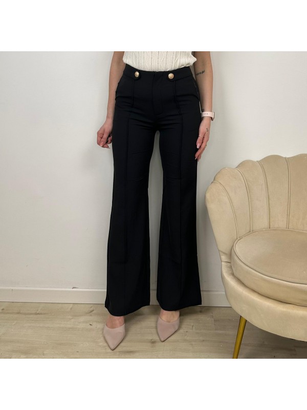 PANTALONI A ZAMPA NERI