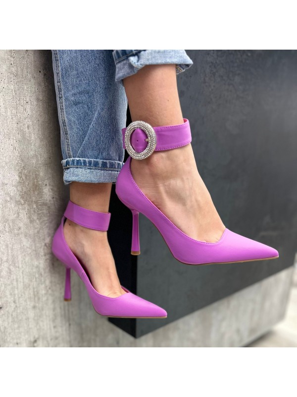 DÉCOLLETÉ CON CAVIGLIERA LILLA