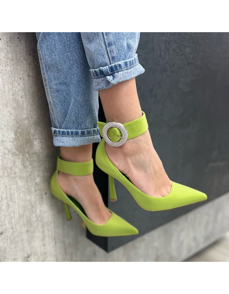 DÉCOLLETÉ CON CAVIGLIERA VERDE