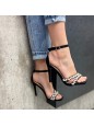 SANDALI GIOIELLO NERO