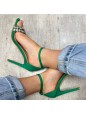 SANDALI GIOIELLO VERDE