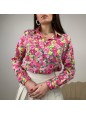 CAMICIA FIORI FUCSIA