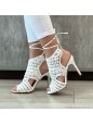 SANDALI UNCINETTO BIANCO
