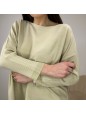 PULLOVER POLSINI LAMINATI BEIGE