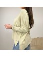 PULLOVER POLSINI LAMINATI BEIGE