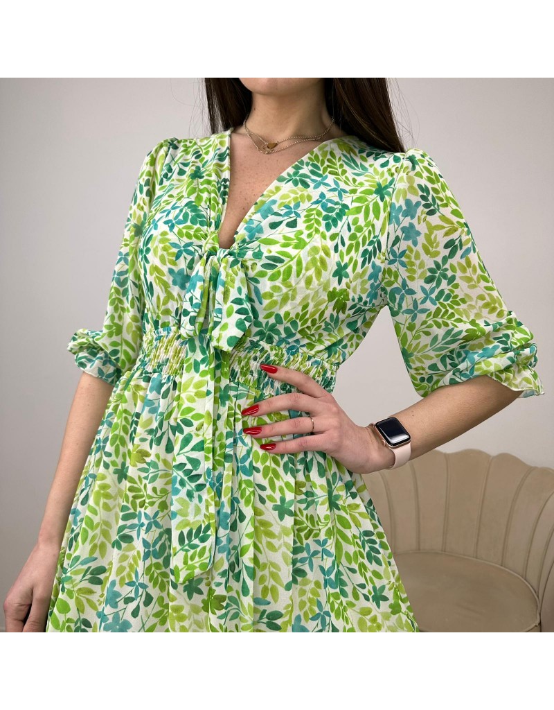 DRESS CON FIOCCO VERDE