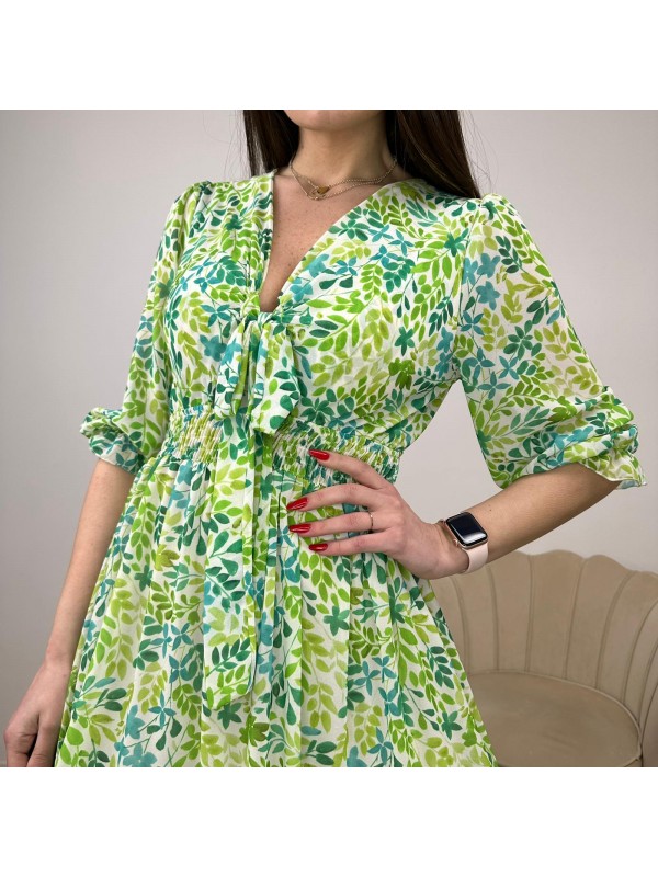 DRESS CON FIOCCO VERDE