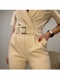JUMPSUITE DOPPIOPETTO BEIGE