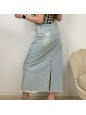 LONG SKIRT IN DENIM