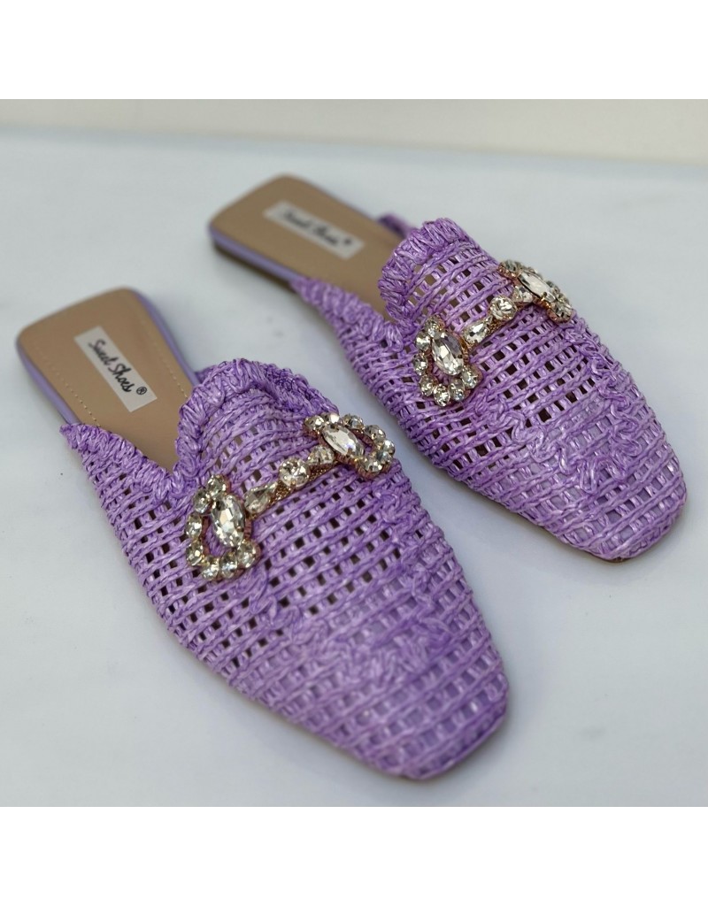 MOCASSINO SABOT LILLA