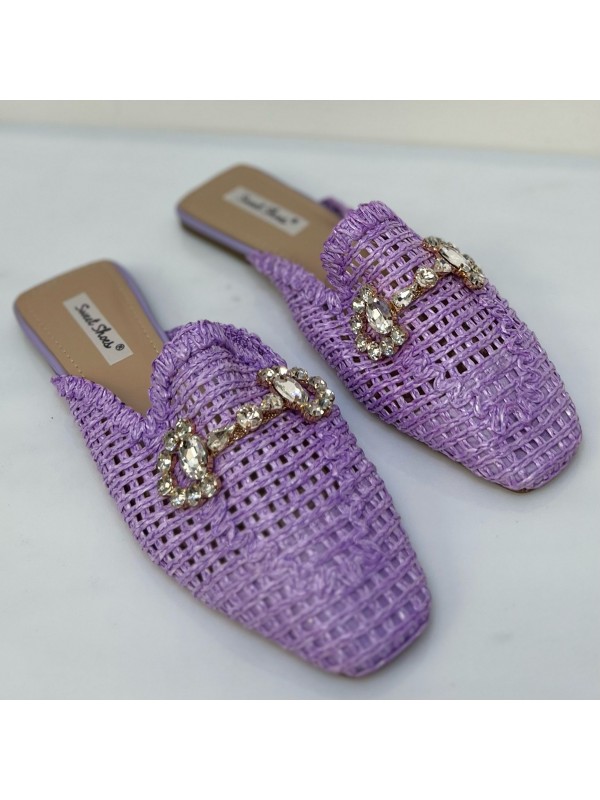 MOCASSINO SABOT LILLA