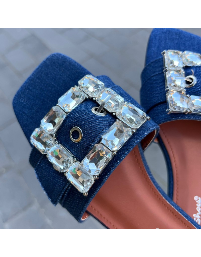CIABATTA DENIM JEWEL