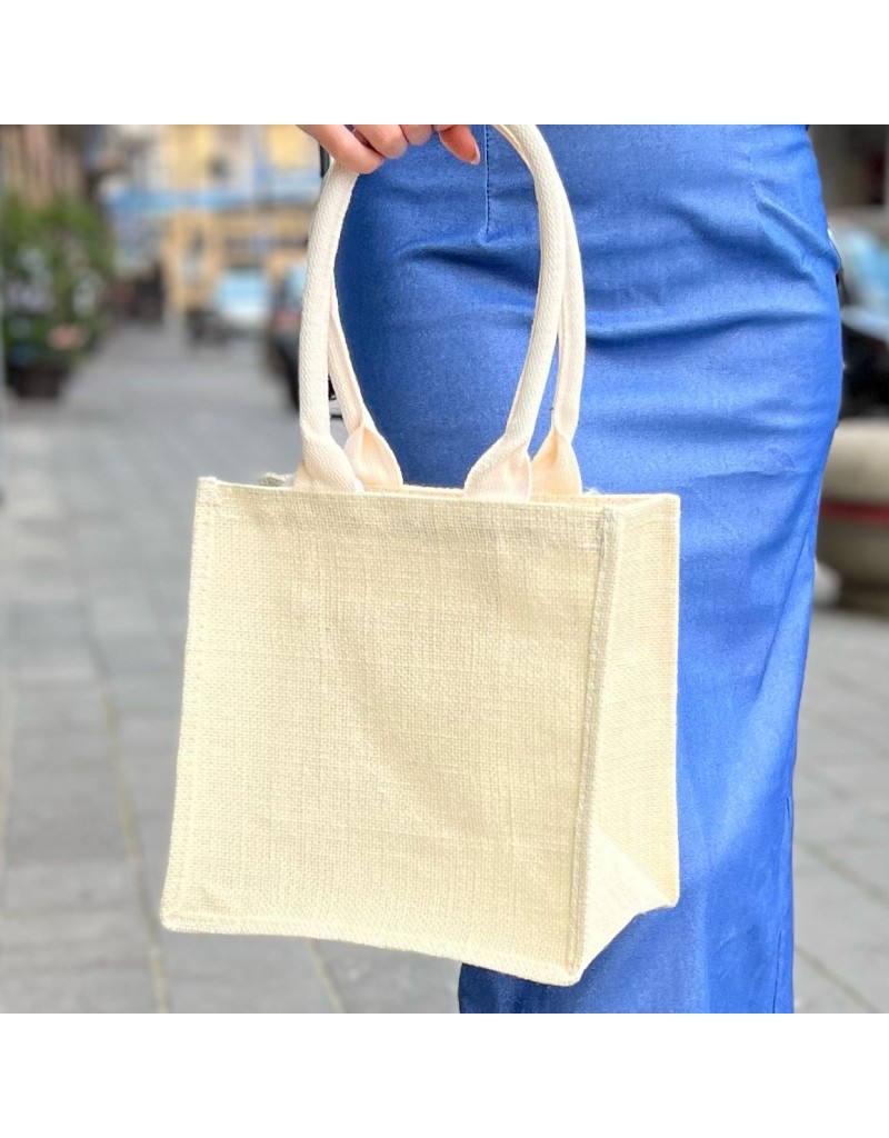 BORSA IN JUTA BEIGE