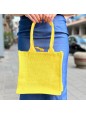 BORSA IN JUTA GIALLA