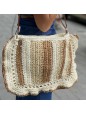 BORSA BICOLORE BEIGE