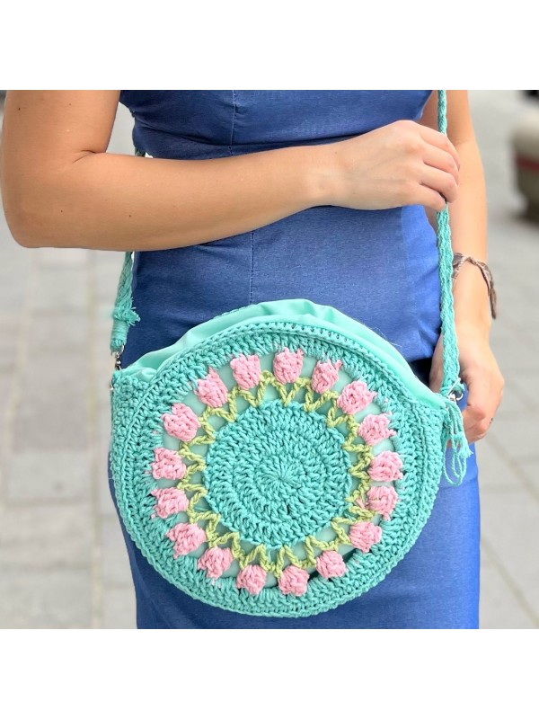 BORSA UNCINETTO VERDE