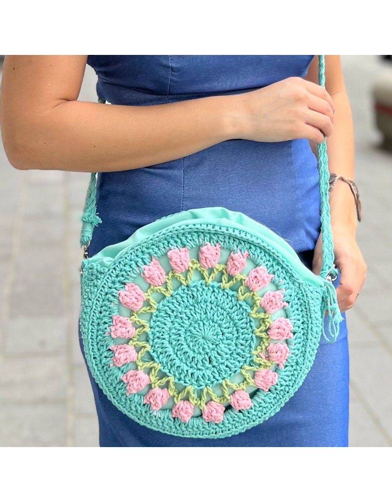 BORSA UNCINETTO VERDE