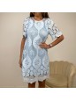 DRESS PAOLA AZZURRO
