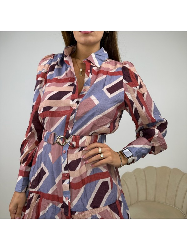 LONG DRESS SYMBA AZZURRO