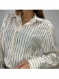 CAMICIA RIGHE BEIGE