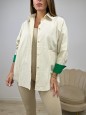 CAMICIA MAROL CON VERDE