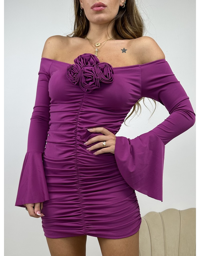DRESS ROSE MAGENTA