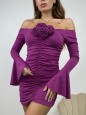 DRESS ROSE MAGENTA