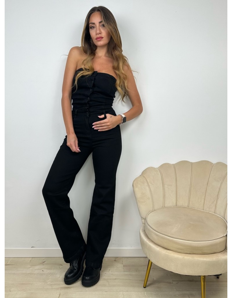 JUMPSUIT DENIM BLACK