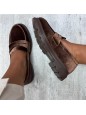MOCASSINO VELOUR MARRONE