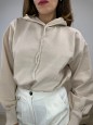 FELPA LUREX CAPPUCCIO BEIGE