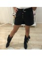SHORT CON CINTURA NERO