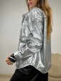 CAMICIA-GIUBBINO DENIM ARGENTO