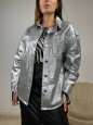 CAMICIA-GIUBBINO DENIM ARGENTO