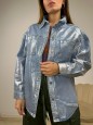 CAMICIA-GIUBBINO DENIM SILVER