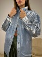 CAMICIA-GIUBBINO DENIM SILVER